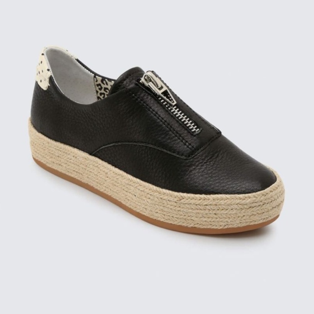 Dolce Vita Trae Sneakers Black Leather espadrille